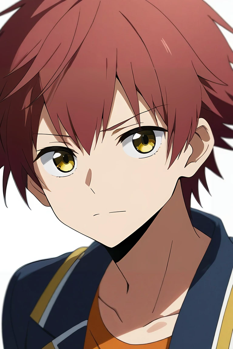 score_9, score_8_up, score_7_up, source_anime, rating_safe, , semi-realistic, looking at viewer, depth of field, 1boy, solo, male focus, <lora:theo_hamatora_pony:0.92>, theo_hamatora, red hair, yellow eyes, short hair, , , , <lora:sdxl_lightning_8step_lora:1>