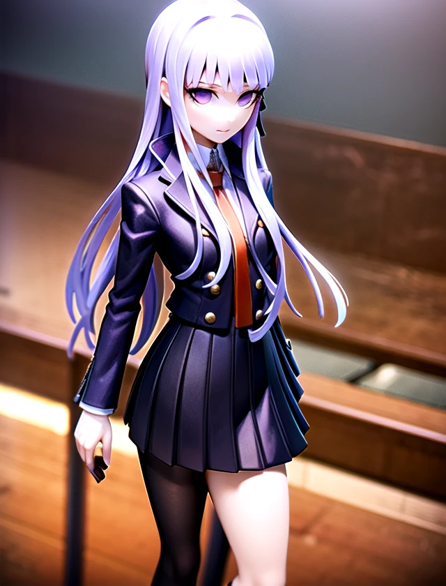 Kyoko Kirigiri, solo, standing, outside, 1girl,     <lora:Kyoko-Kirigiri:1>