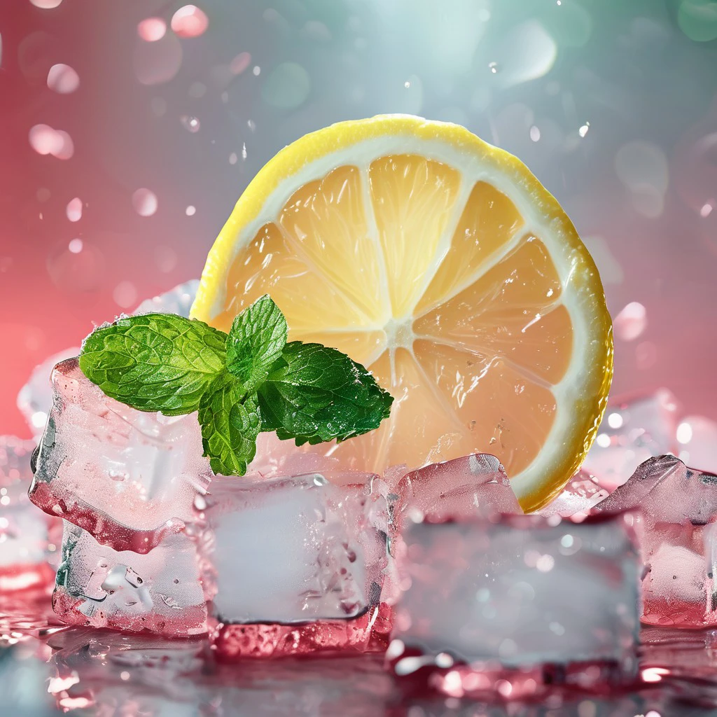 【E-commerce Photography】Cool  Summer  Ice Cube Scene Food Product Photography XL