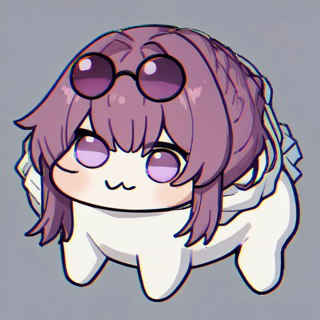 score_9,score_8_up,score_7_up, source_anime,
doro, creature, :3, chibi, no humans, white skin, four legs, solid circle eyes, no pupils, all fours,
potkafka,purple hair,purple eyes,eyewear on head,
<lora:potkafka_v1.6:0.9>,  
<lora:chromaticAberrationPDXL2_v3:0.35> chromatic aberration  <lora:Doro_X_PDXL_V1:1>