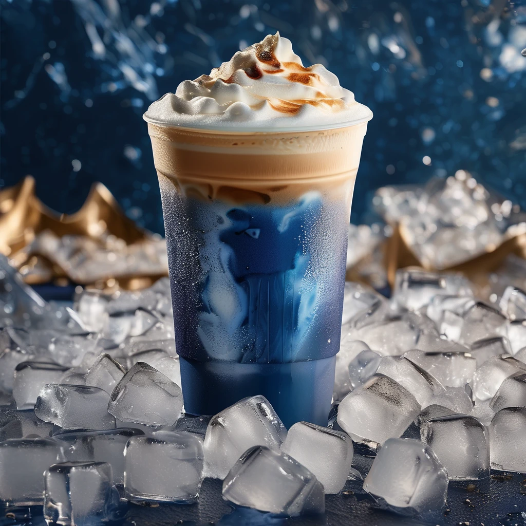 【E-commerce Photography】Cool  Summer  Ice Cube Scene Food Product Photography XL