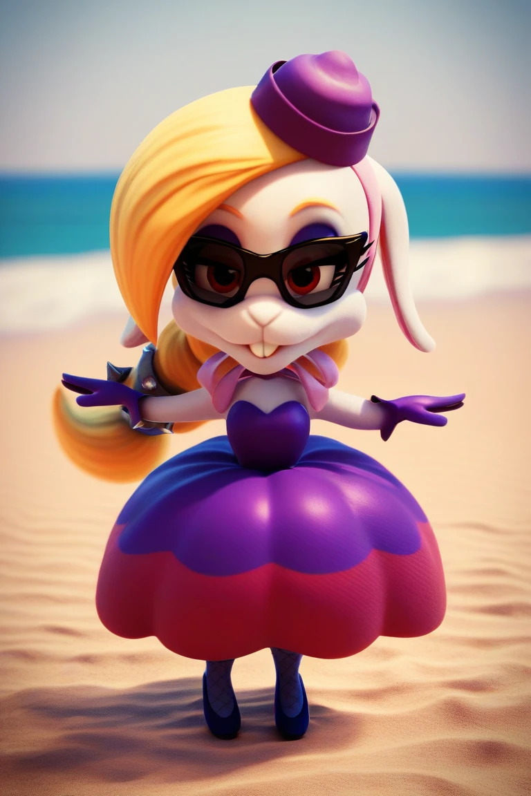 score_9, score_8_up, score_7_up,score_6_up, score_5_up, 3d, pixar, disney, cartoon, (harriet_odyssey, bunny,(tiny purple fez hat), 1girl, blonde hair, hat, solo, dress, bunny female, long hair, red eyes, ,)
BREAK
(beach, sea, sand, sunglasses )<lora:EMS-405399-EMS:1.000000>