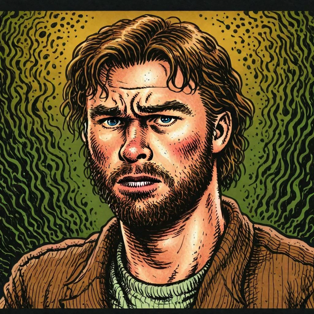 Rough hand drawn color sketch in (rcrumb:1.5) style,
Chris Hemsworth in a Experimental scene,
<lora:RCrumb_Style_XL_LyCoris_v1.5.2:1.1>