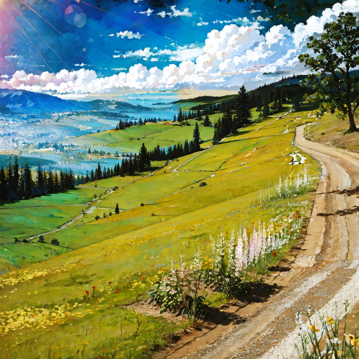 a landscape,