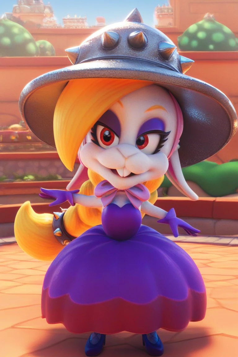 score_9, score_8_up, score_7_up,score_6_up, score_5_up, 3d, pixar, disney, cartoon, (harriet_odyssey, bunny,metal_hat, 1girl, blonde hair, hat, solo, dress, bunny female, long hair, red eyes, ,)
BREAK
( )
,Mario1024<lora:EMS-405399-EMS:1.000000>, <lora:EMS-317181-EMS:0.800000>