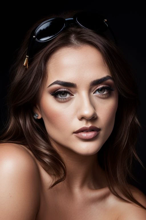 DEN_anette_steamgirl,
((headshot:1.1) portrait on a plain black background, (headshot:1.2), face focus, intricate (beautiful eyes:1.2), (wide open eyes:1.1), Big eyes,  clean photo, circle lighting, high contrast:1.2)
bokeh, f1.4, 40mm, photorealistic, raw, 8k, textured skin, skin pores, intricate details  <lora:epi_noiseoffset2:1>, epiCRealism