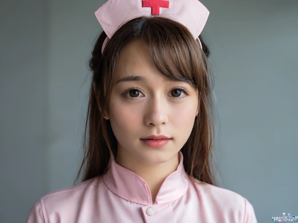 uncensored,source_real, 1girl,upper body,  <lora:Shiraishi:0.7>Shiraishi,eyeslashes,high neck shirt,nurse costume, eyelid,