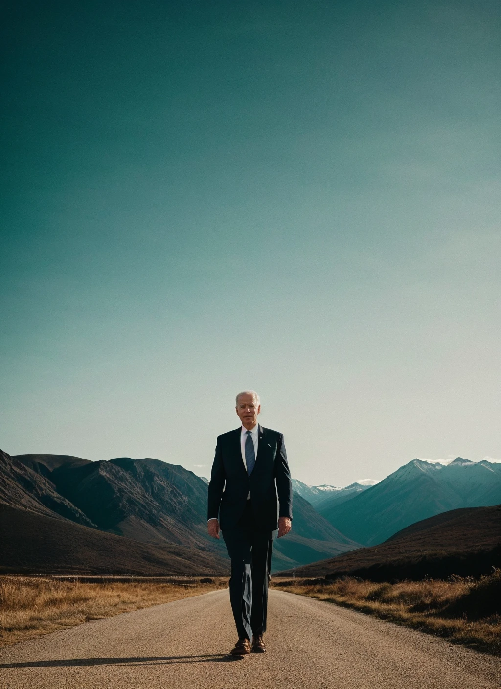 photo of sks person , Cinematic photography, movie mood, cinematic light, compelling composition, storytelling elements, conveys emotion, mood, and narrative depth, creating visually striking images that feel like still frames from a film <lora:locon_joebiden_v1_from_v1_64_32:1>