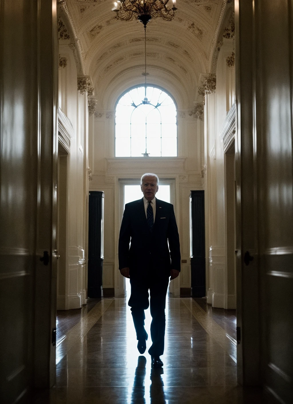 photo of sks person , Cinematic photography, movie mood, cinematic light, compelling composition, storytelling elements, conveys emotion, mood, and narrative depth, creating visually striking images that feel like still frames from a film <lora:locon_joebiden_v1_from_v1_64_32:1>