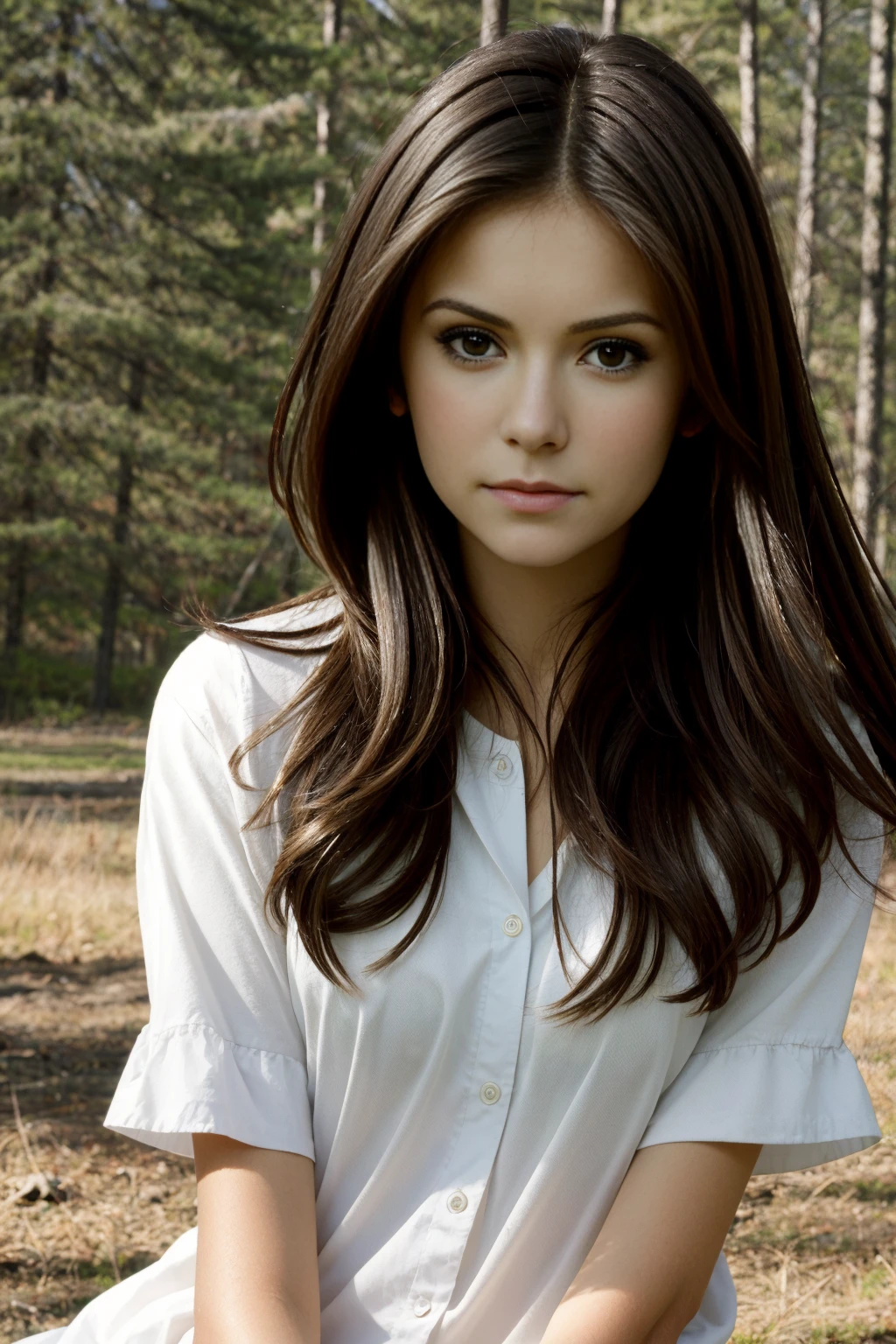 best quality, masterpiece,  <lora:opt-ninadobrev2010-2015:1>opt-ninadobrev2010-2015, brown hair, brown eyes, in the style of Emily Carr,  in the style of Alex Katz