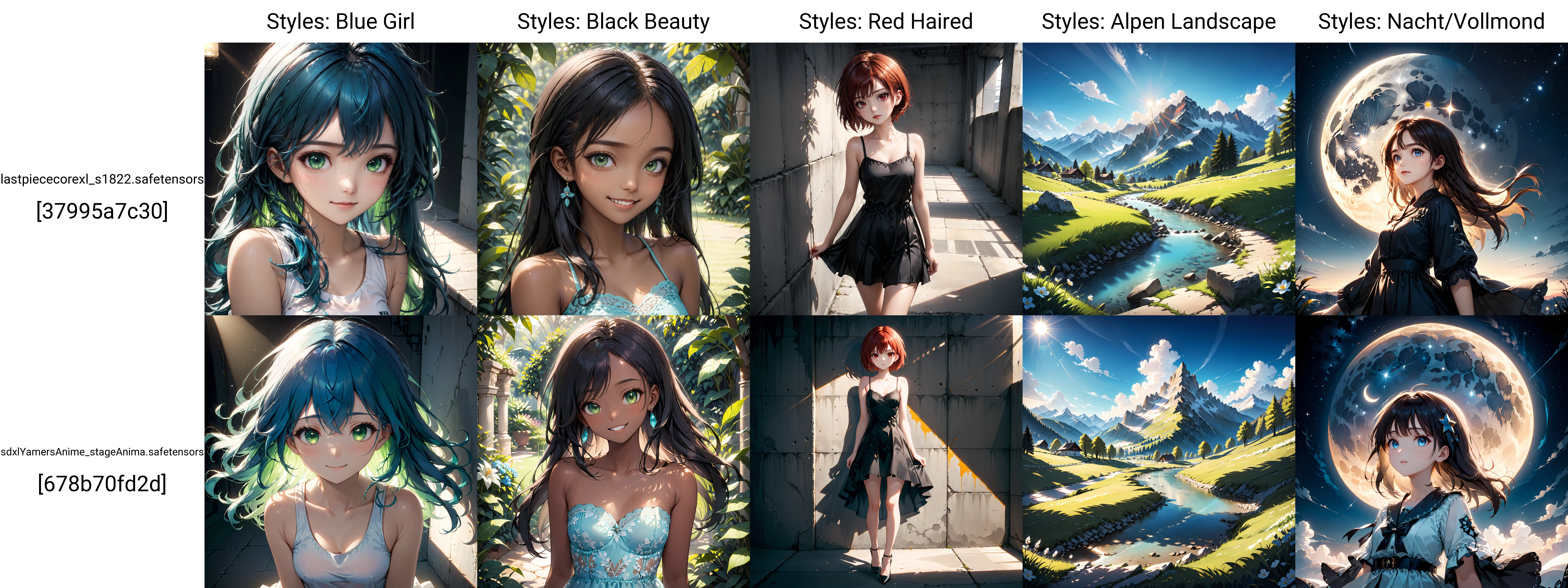 <lora:TzigoAnimeXLStyle:1>, a beautiful blue haired girl, long messy hair, beautiful detailed deep green eyes, shy smile, small breasts, white tank top, upper body view,
(masterpiece:1.2), (best quality:1.2), ultra-detailed, best shadow, detailed background, high contrast, (best illumination, an extremely delicate and beautiful), ((cinematic light)), hyper detail, dramatic light, intricate details, 8k, very aesthetic,