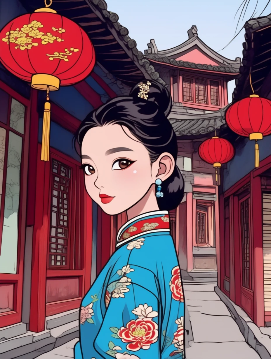 【Digital art Illustrations】Vivid Colors, Bold Lines, High Saturation v1.0