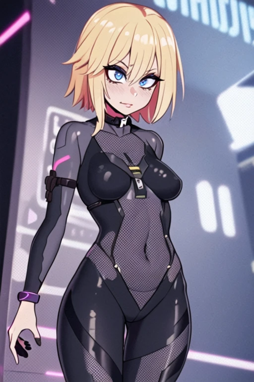 A female android being created