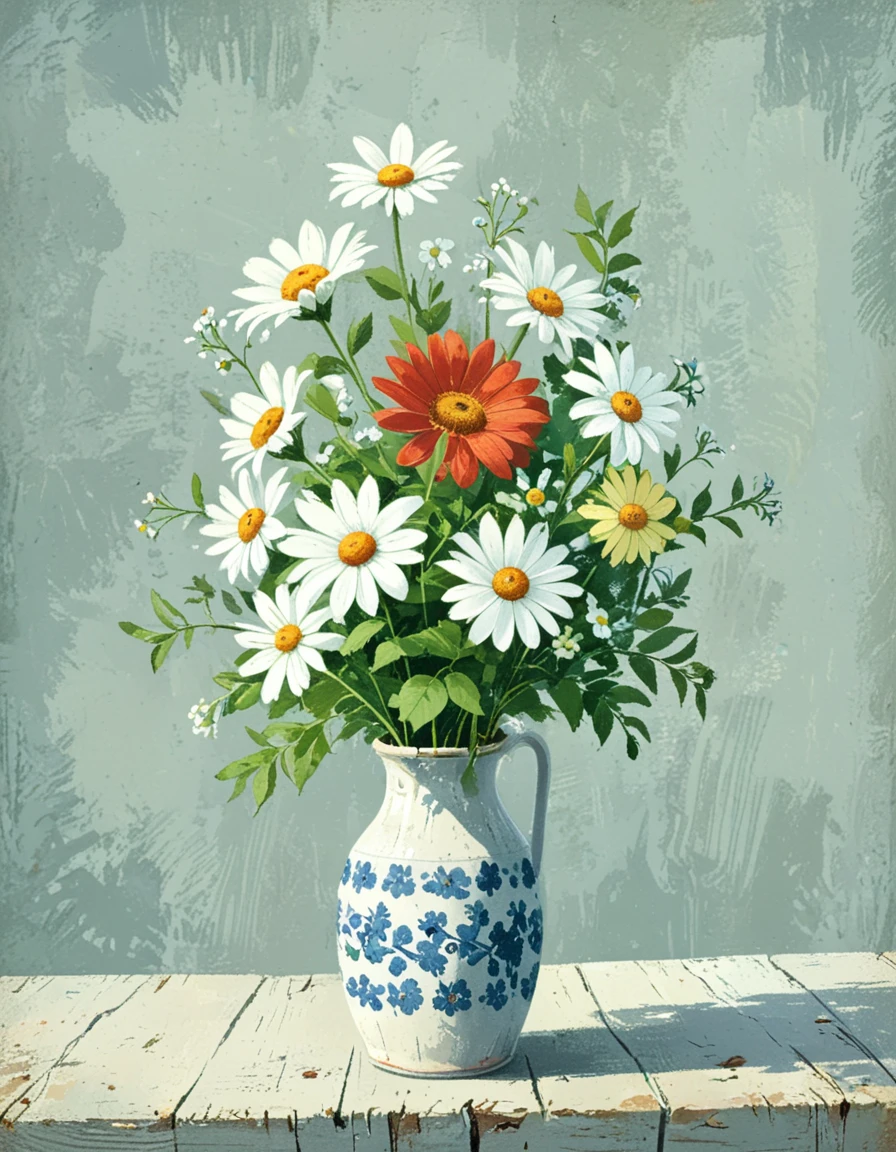 flowers in a vase still life  <lora:CBS_novuschroma23 style:1.5> novuschroma23