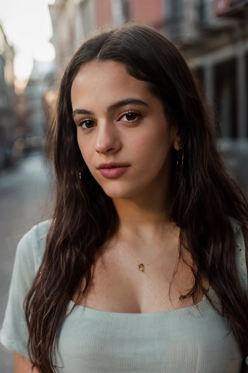 <lora:Rosalia:0.8> full color portrait of a young  woman, natural light, RAW photo, subject, 8k uhd, dslr, soft lighting, film grain, Fujifilm XT3, Nikon D850