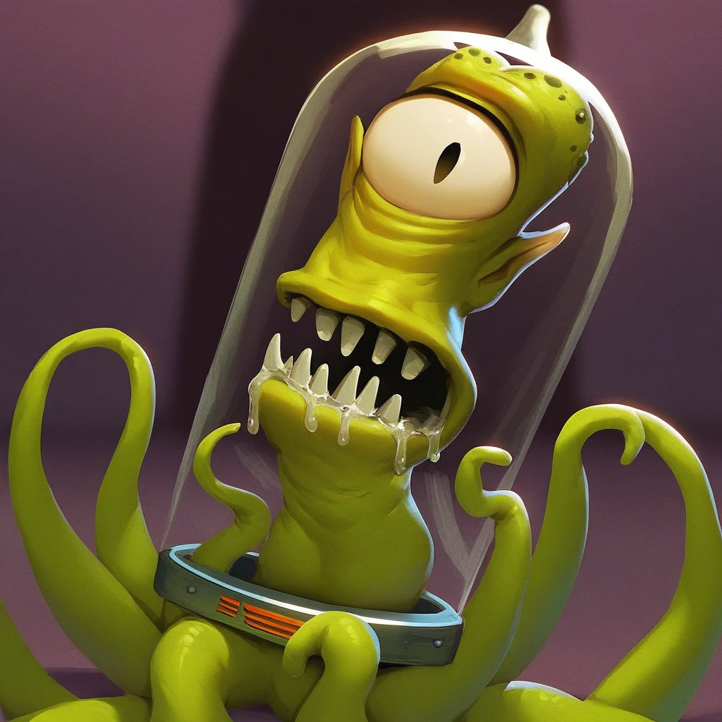 score_8, score_9, kangkodos, alien, one eye, tentacles, teeth