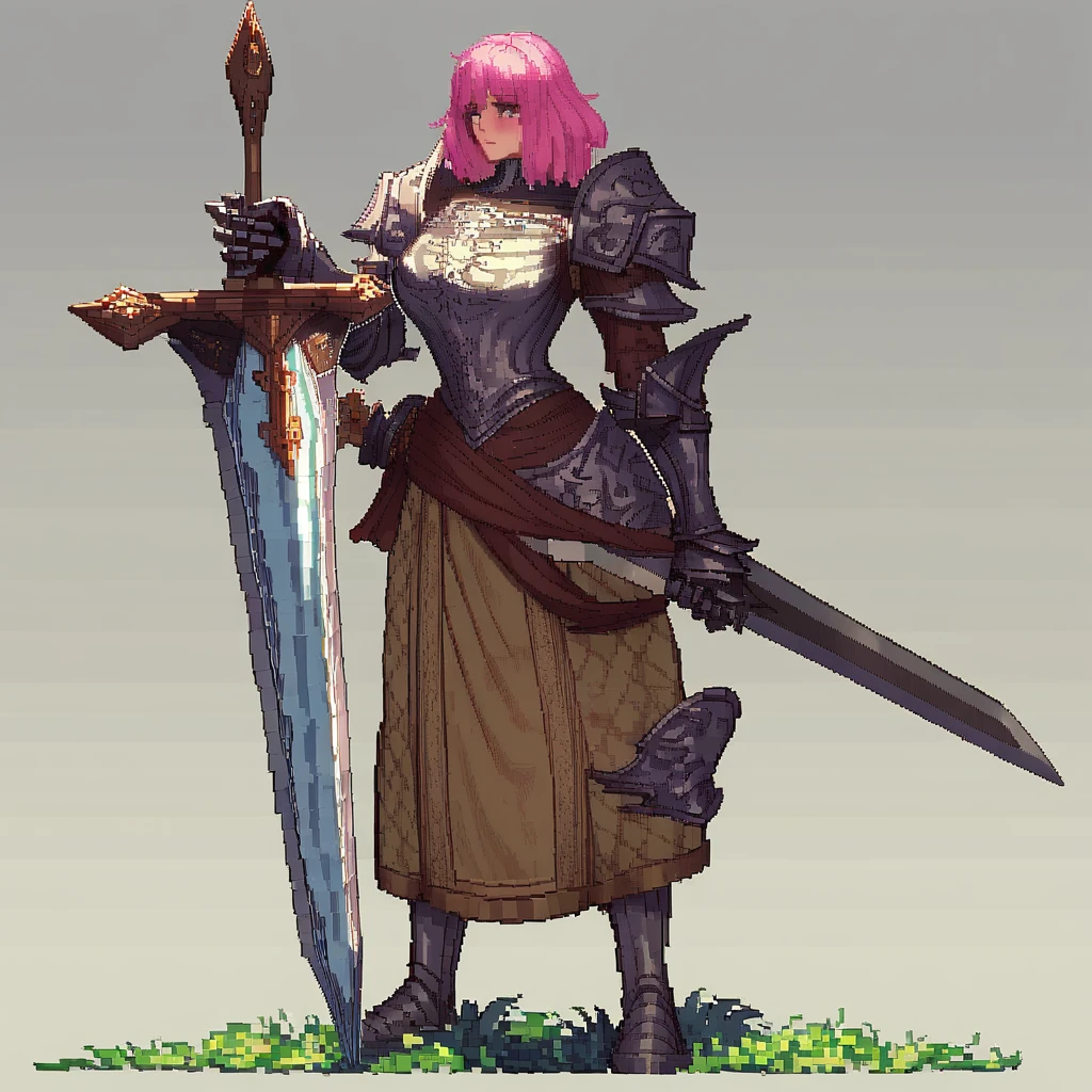 Girl w/ Big Sword