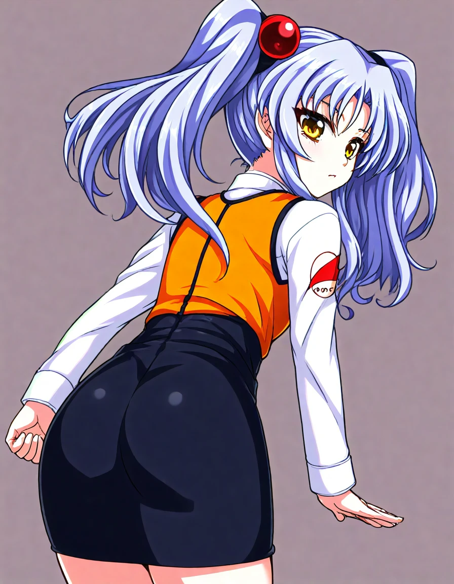 score_9, score_8_up, score_7_up, 1980's style, JK, retro, source anime, flat color, (masterpiece), (best quality), (ultra-detailed), (illustration), (an extremely delicate and beautiful). lum, 1girl, solo, (moonlight), dynamic angle, Beautiful, teenager, (nsfw:0.85), ((baby face)), (intense colors), blue hair, blue eyes, (tiny horns), pointy ears, aqua hair, eyeshadow, cute, heart sunglasses, heartglasses, big perky breasts, (dramatic lighting), cute girl, sweaty, blush, blushing, makeup, teasing smile, open mouth, licks lips, horny, drunk, angry. Clothes: poncho, (tiger-stripped poncho), tight tiger-stripped jean shorts with frayed edges, cut off tiger-stripped_ jean_shorts, tiny jean shorts, ripped jean shorts on ass, torn jean shorts anus, cropped tiger-stripped poncho, (unbuttoned), bottomless, yellow tiger-stripped thigh boots, yellow tiger-stripped knee boots, dressed slutty. Background: motel, roof of motel, high floor, on water, (wet:1.3), indoors, night, moonlight, angry, looking at viewer, from below. Pose: spread legs, leaning back, kneeling, dynamic posing, showing ass to viewer, facing away, Expressiveh, from below, from side, elegant, erotic, sensual, (from the side, booty up, ass up, doggy style). in ru_ta artstyle, Spark effect, (electrokinesis, electricity:1.5), ((flying, floating in air, anime, floating hair, wide view, from far)), semi realistic, thick thighs, (cameltoe:1.1), back, ass, lying on its side, Expressiveh,