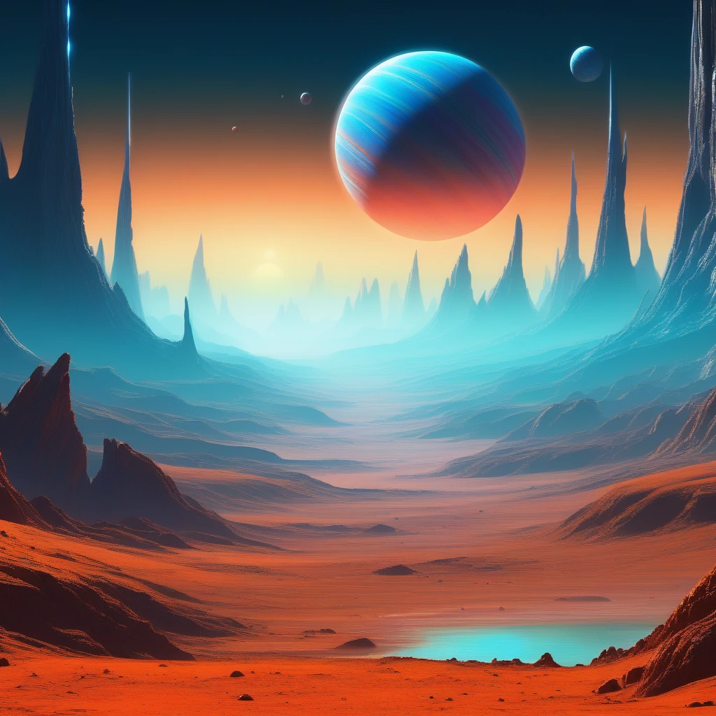 alien planet landscape