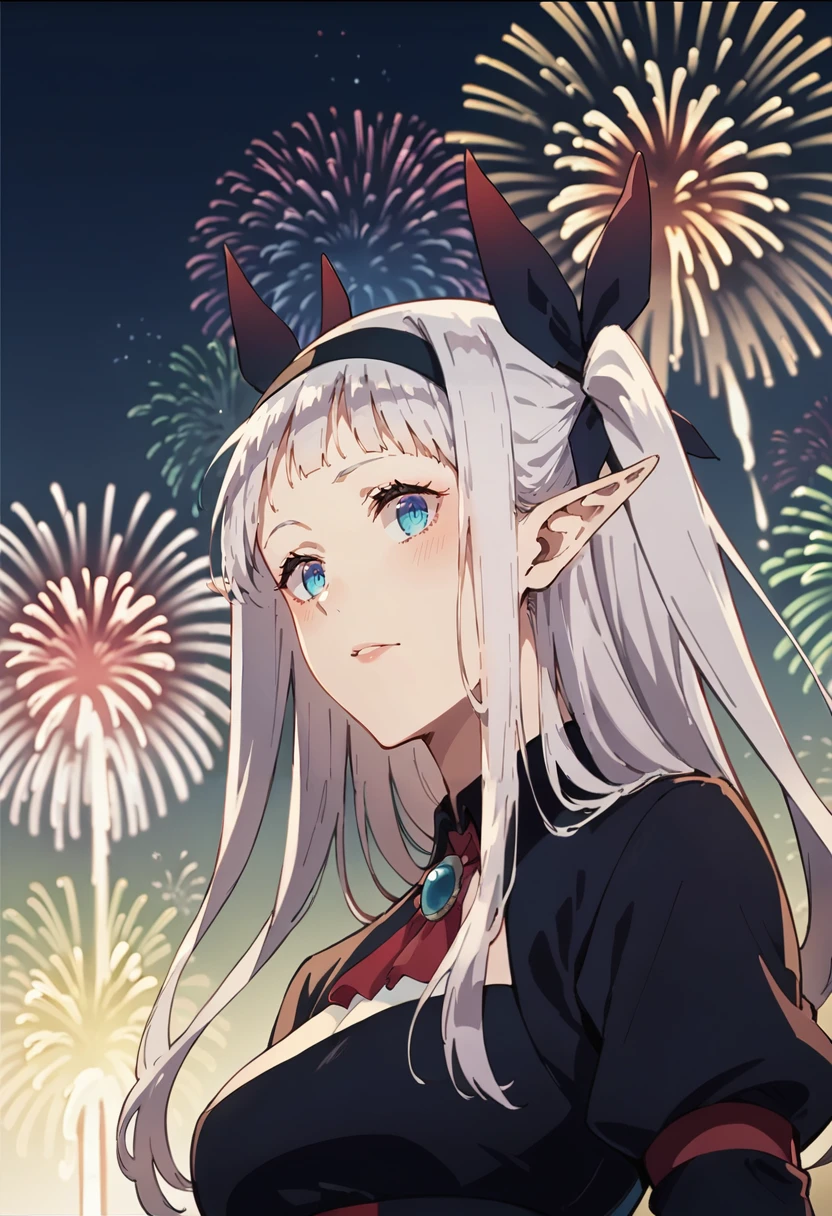 score_9, score_8_up, score_7_up,  <lora:r0r0sh1:1> r0r0sh1, 1girl,0utf1t1, ,portrait, dynamic angle, from below, fireworks background