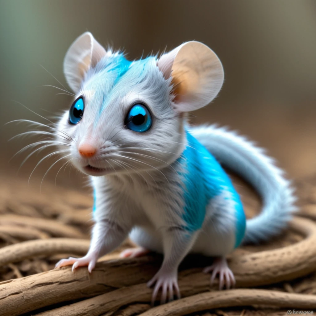 <lora:artfullyPRODENT_SDXL_V1:1>,  platinum rodent, mammal, rodent, cyan eyes, long tail