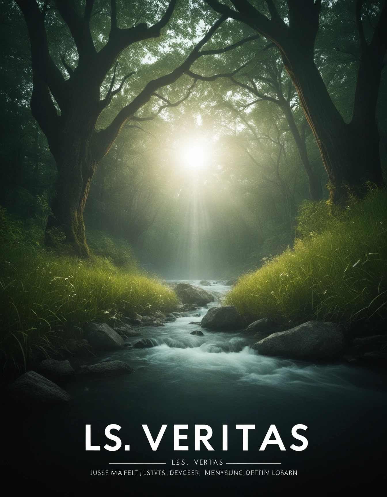 movie poster depicting the stunning beauty of nature with the title "LS VERITAS"