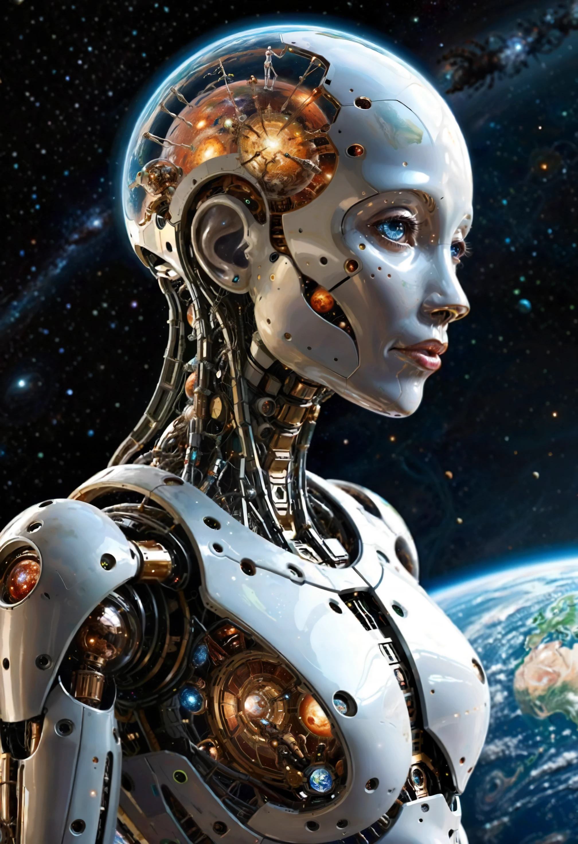 Wait. Earth is in space, and we are biological machines who self-replicate already. Aren't we already a self-replicating robot space economy?