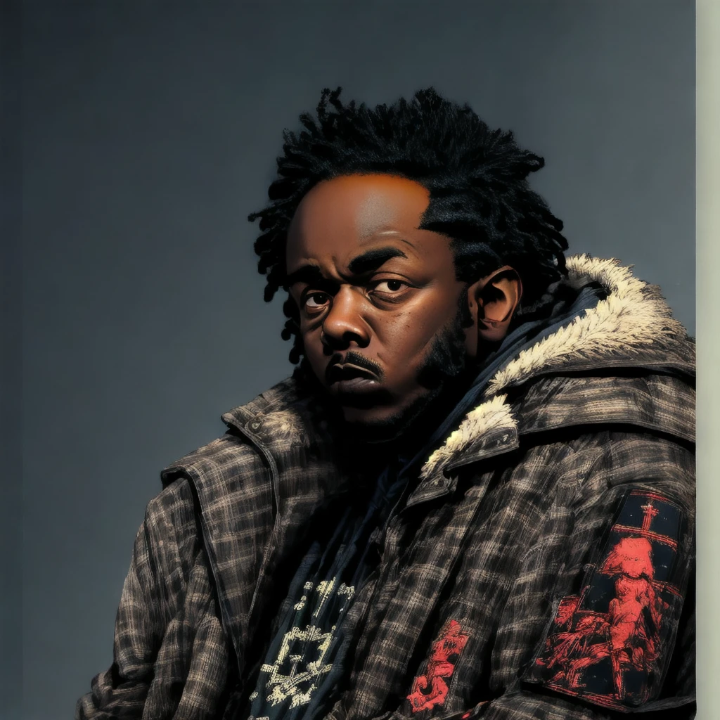 darkglowstyle kendrick_lamar, extremely detailed