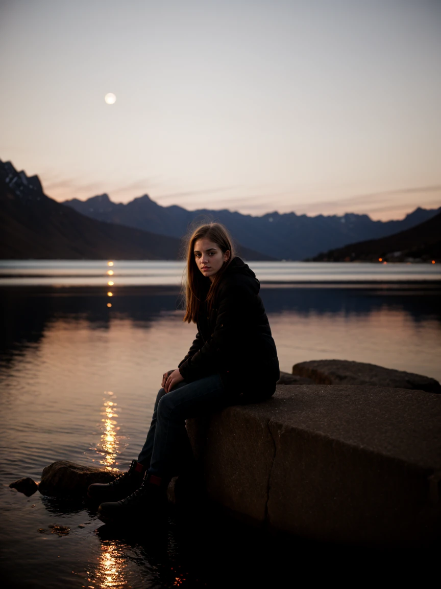 RAW photograph, tv_Olivia_Francisco_MXAI
BREAK
, sad expression, wearing a winter coat, wearing winter pants, wearing winter boots, sitting on a rock by a frozen mountain lake, midnight, moonlight, shot from the side, PA7_Portrait-FL
 BREAK, (((Ultra-HD-details, Ultra-HD-detailed, Ultra-HD-realistic, Ultra-HD-photo-same-realistic-quality-details))), 8k uhd, dslr, soft lighting, high quality, film grain, Fujifilm XT3