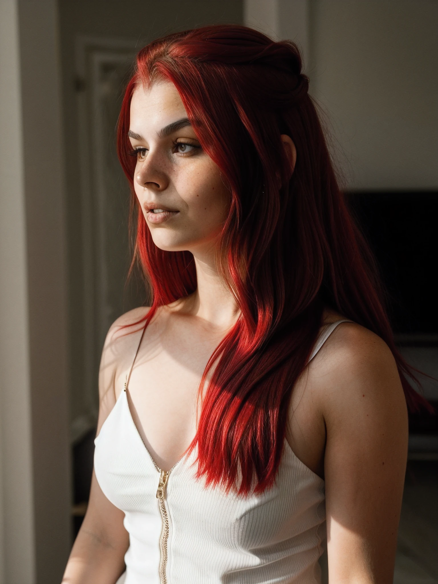 annagazanis, red hair, portrait, <lora:annagazanis:1>