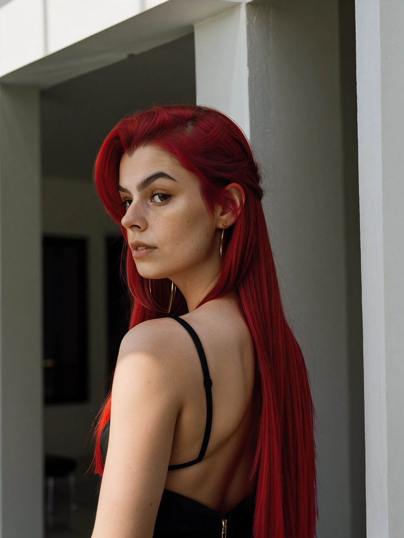 annagazanis, red hair, portrait, <lora:annagazanis:1>