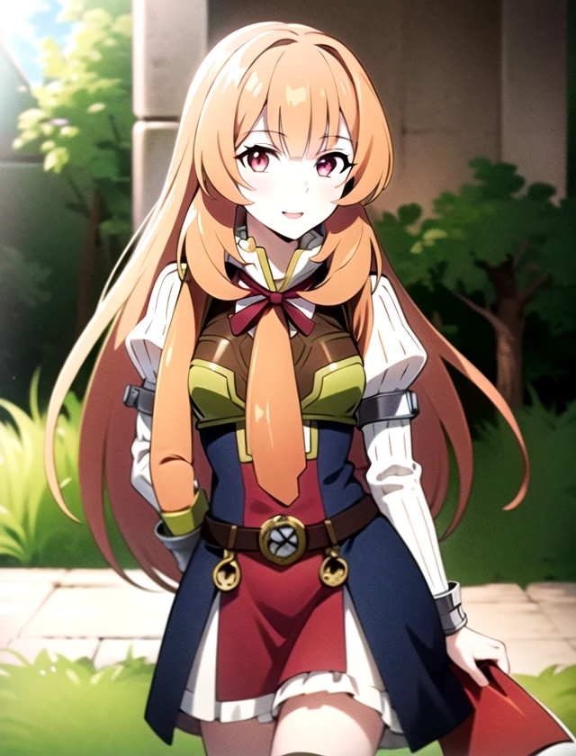 Raphtalia ,solo, standing, outside, 1girl  <lora:Raphtalia:1>