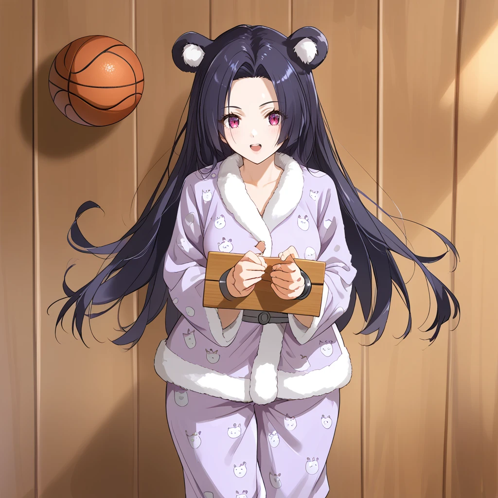 score_8_up, score_7_up, source_anime
1girl, solo
whc, wooden handcuffs
fluffy animal kigurumi pajamas, fluffy pajamas, boa pajamas
Incandescent Light
looking at another
reaching out
Basketball court
happy
<lora:WoodenHandCuffs_sdxl:1>
rating_safe
