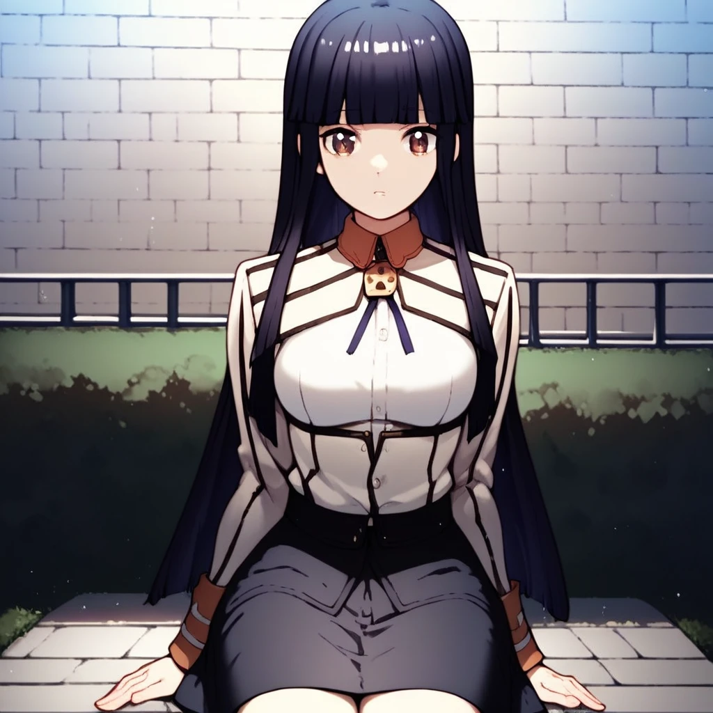 official style, yumeko jabami, very aesthetic, best quality, intricate, overall detail, viewer holding leash, public bondage, public indecency, public nudity, restrained, nsfw, 1 girl, nude,(((nsfw,(black hair,long hair,blunt bangs))), collar, shibari, standing, bent over, nipples, navel, pussy, sensitive, humiliation, teardrop, nose blush, sad, {{{speech bubble}}}, outdoor, school hallway, facing the front, straight-on, close to viewer, cowboy shot, face focus, intricate, hyper-detailed, 100-layer, {{{{ultra-high resolution}}}}, {{{hi-vision anime,glamor}}}, 