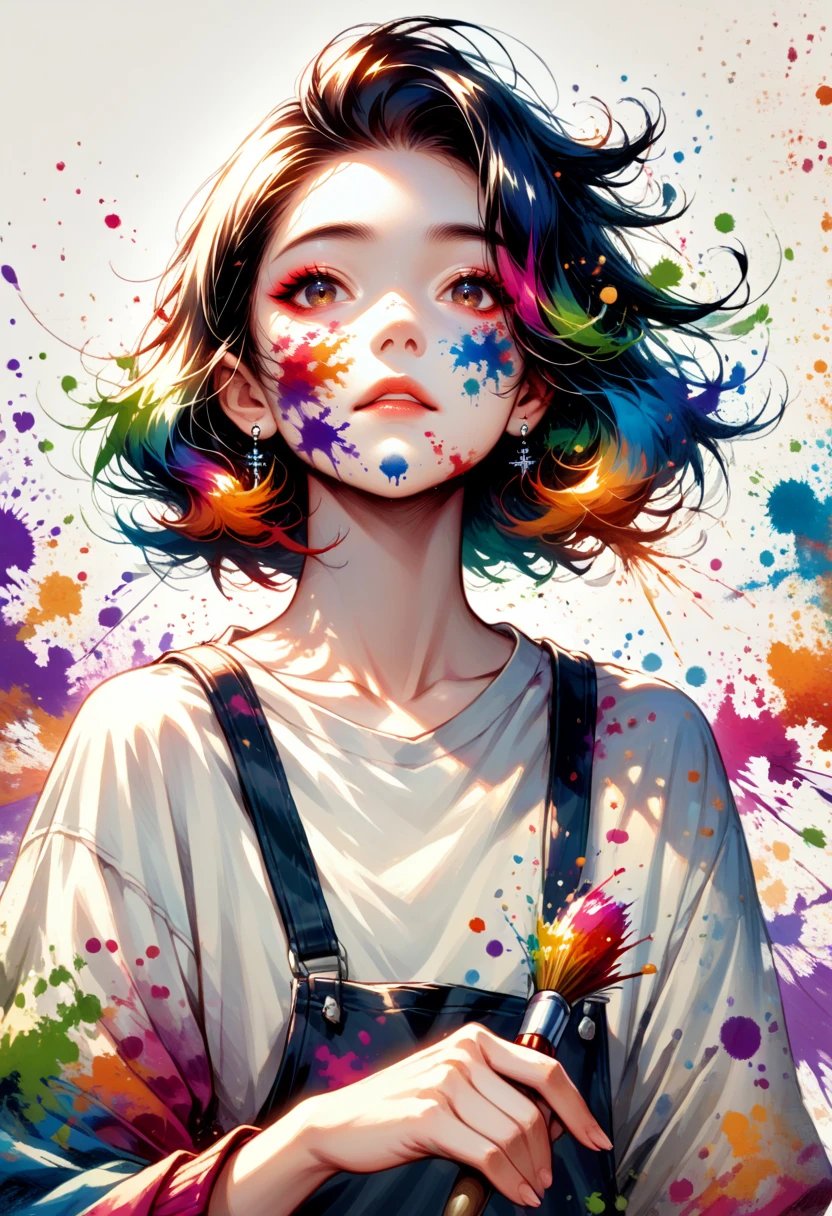 score_9, score_8_up, score_7_up, source_anime, 
<lora:wrenchinktapestry:1>, inktapestry, colorful, paint splatter, , paint splatter on face, paint, paintbrush, no humans, paint splatter