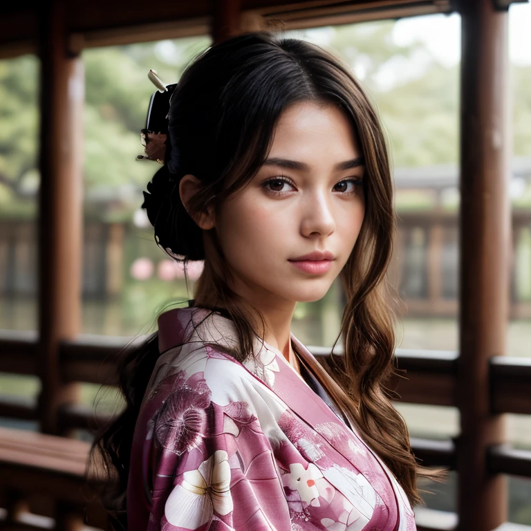 (Kyoto temple, SFW, traditional kimono, obi belt, wooden sandals, serene pose, taking in the surroundings, early morning:1.35) Instagram_Influencer_94_By_Stable_Yogi
Faceshot_By_stable_yogi
Humanizer_Embedding_By_Stable_Yogi
<lora:Detail Blaster By Stable Yogi:0.5>
(center_parted_long_wavy_pink_hair)
