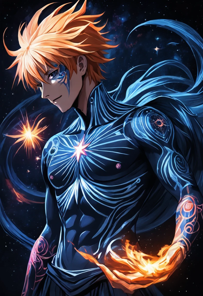 chaos god, light yagami, realistic, kenshiro, L death note, L from death note, light yagami from deathy note, ultra detailed anime, high res anime, high quality, (from above:1.3), Ryuk deathnote, running pose, death note style, oozing thick rainbow blood, (male body:1.3), 1 man, vascular networks growing, connecting, explanding, rainbow veins everywhere, sharp focus, rainbow bloody veins growing and intertwining out of the darkness, oozing thick neon rainbow blood, veins growing and pumping blood, neon spider web, (nailed wire, dark glass skin, rainbow glass skin:1.5), springtrap suite, latex pants, blood on face, ultra realistic, eye blood, the death of a population, dread, unknown fear, enormous beings, hand painting, (masterpiece, realistic painting), yellow planets realism, glowing neon tissues, the fear of Cthulhu, realistic photography, ultra realistic, biomechinical, biomachines, ((hnsrdlf style)), detailed reflections, dark atmosphere, gothic art, futuristic, realistic blood, realistic reflections, raw image, HDR, ultra detailed, real blood, detailed sky, glowing rainbow teeth, glowing mouth, nuclear explosion, best quality, high resolution, extremely detailed, detailed background, perfect lighting, (colorful, vivid color:1.4), (Infrared:1.2), glowing border, symmetric, (electronic aura:1.1), kratos, photormoon goddess, a painting of a woman with a yellow head and a black shirt on, with a yellow moon on her head, Adam Manyoki, cinematic still, hylics 2, a painting of a person with a yellow head and a black shirt and tie with a yellow background and a blue sky, (realistic, photorealistic), Dave McKean, moon, a screenprint, pop surrealism, moon head, a yellow devil head with a abstract background with a yellow moon head, Alice Prin, moon, lobotomy, stars, moon head shape, moon head and blue face on a galaxy background, Dave McKean, fantasy background, an album cover, vanitas, waning moon, colorful, holding moon, full body, (beautiful anime girl, realistic style:1.2)
