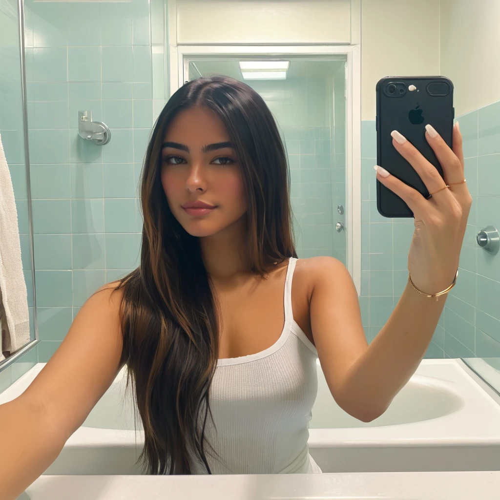a woman in a dress posing for a selfie, gorgeous latina face, 21 years old, violet myers, gorgeous woman, portrait demi rose, demi rose, sexy girl, portrait sophie mudd, portrait of demi rose, clear portrait of demi rose, detailed, jaw dropping beauty, jaw-dropping beauty, 21 years old.