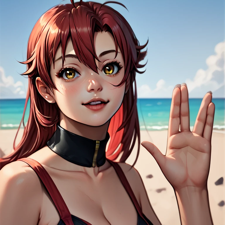 score_9, score_8_up, score_7_up, score_6_up, score_5_up, score_4_up, BREAK source_anime, 
LiveLongandProsper,,1girl, clothed, yoko littner, v, in beach, sunny , sea, sand, sun, by nilsunna, looking at viewer, happy, curvy,
 <lora:LiveLongandProsper-000009:1>