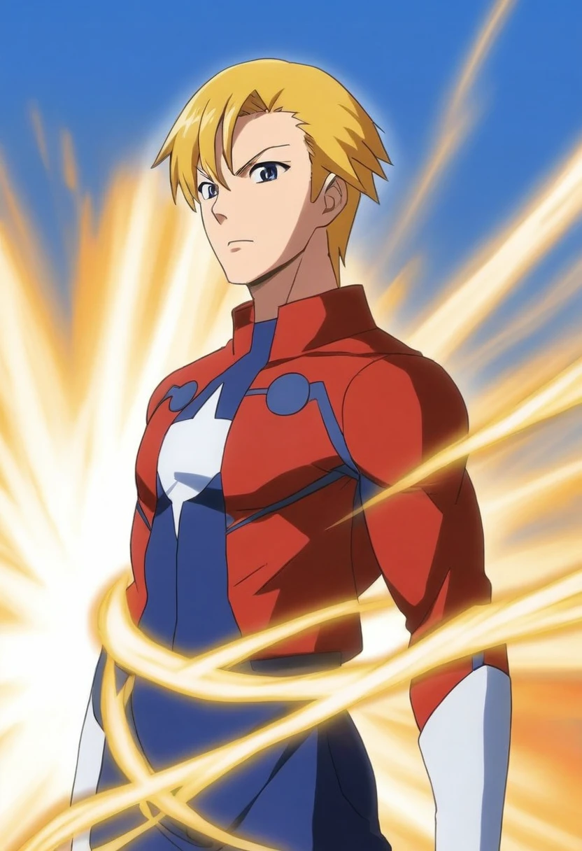Superpowers depicted with anime aesthetics