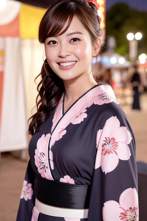 1girl,(RAW photo, best quality), (realistic, photo-realistic:1.4), masterpiece, an extremely delicate and beautiful, extremely detailed, 2k wallpaper, Amazing, finely detail, extremely detailed CG unity 8k wallpaper, ultra-detailed, highres, soft light, beautiful detailed girl, extremely detailed eyes and face, beautiful detailed nose, beautiful detailed eyes,cinematic lighting,perfect anatomy,
(wearing floral pattern cotton yukata:1.3),(pink obi),(wide sleeves)
(at a park at night),(japan summer festival),(festival stalls:1.2),(city lights at night),
<lora:miuraasami_lora:0.7>
smile