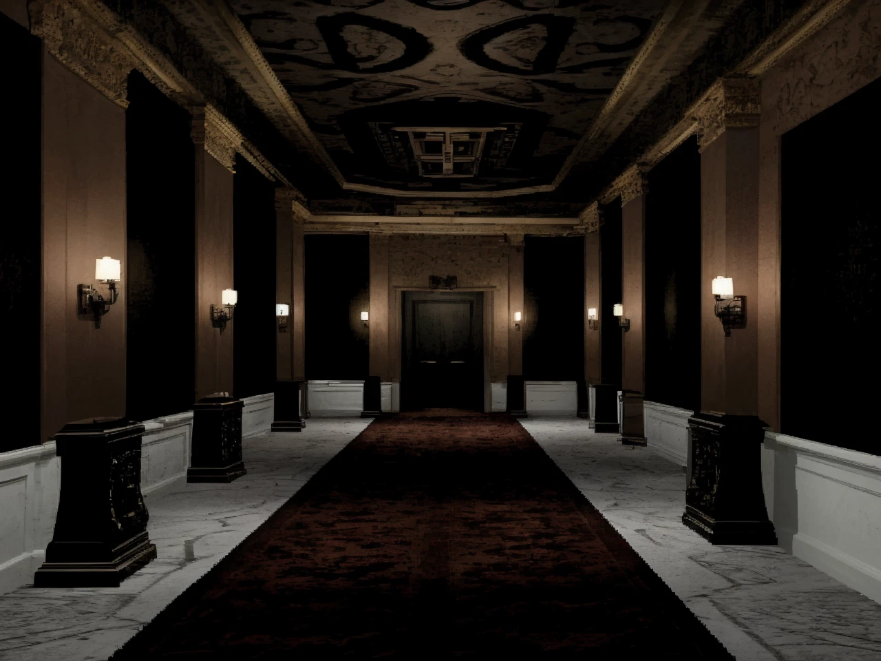 Resident Evil (1996) Mansion Background