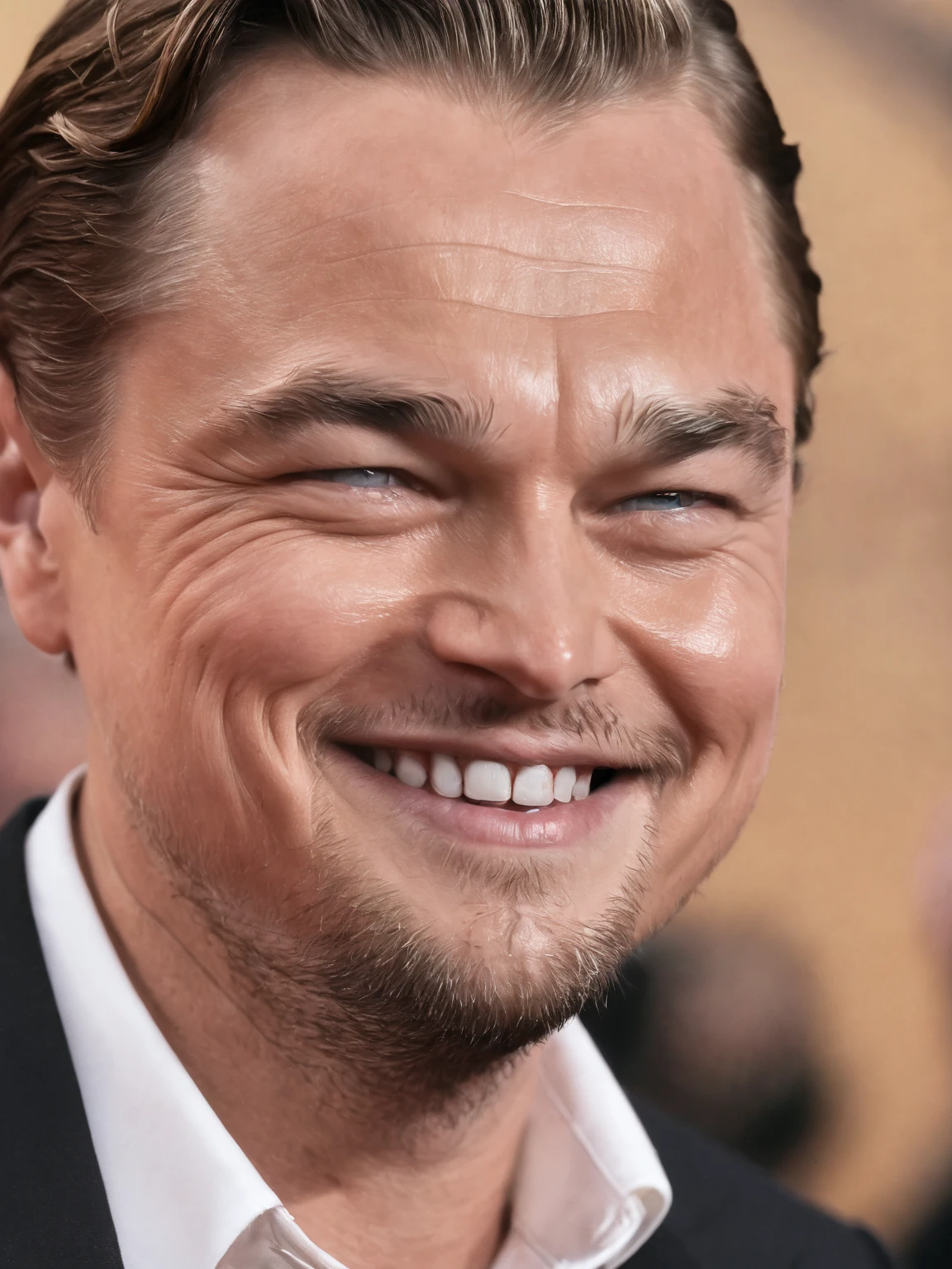 leonardodicaprioxl smiling