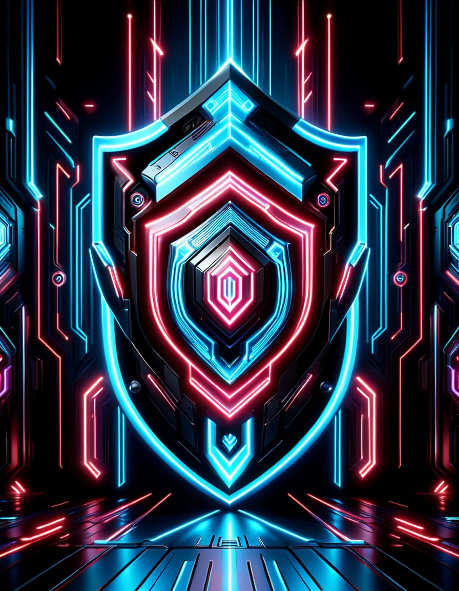 ral-gamingrig, stylized by beeple, noah bradley, cyril roland and ross tran, "Shield Wall", Striped, Masterpiece, 50mm, <lora:ral-gamingrig-sdxl:0.8>, dynamic cinematic color, elegant, warm light, magical composition, set logical ambient background, dynamic, sublime, extremely stylish