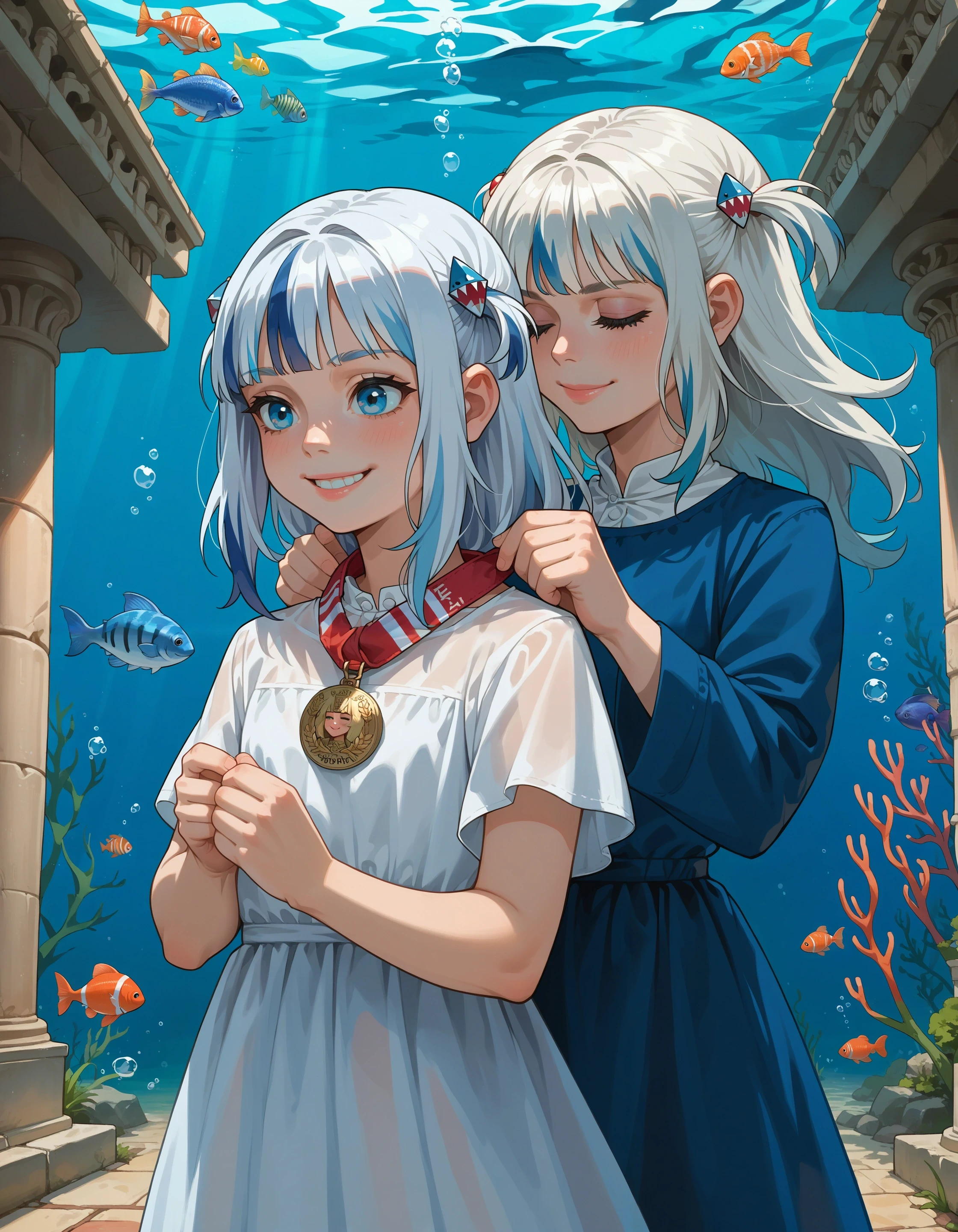 Awarding Medal | ????? Awarding ????? Meme (Pony) from front