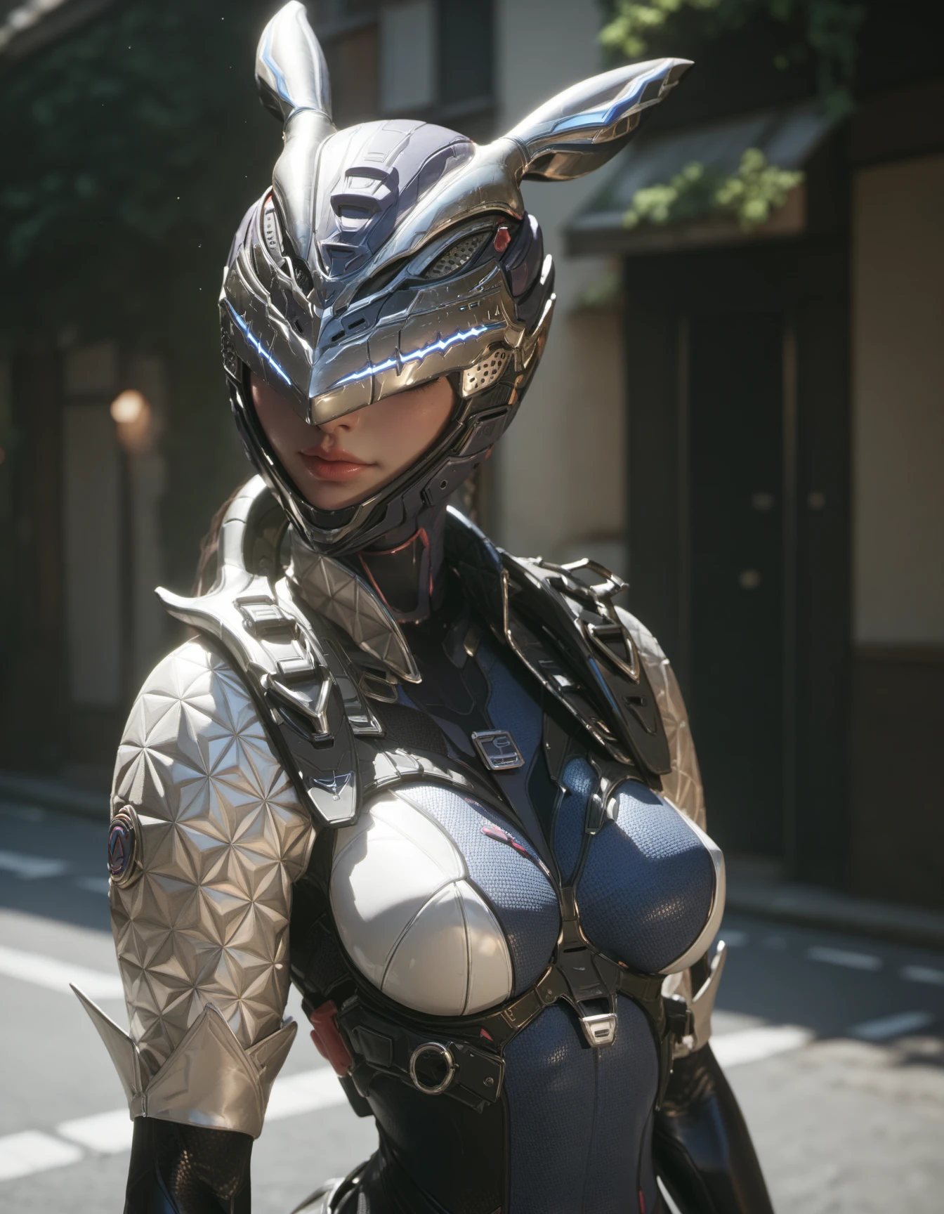 score_9, score_8_up, score_7_up,score_6_up, score_5_up, 1girl, looking at the viewer, street, upper body, bodysuit, helmet,
<lora:bunnytfdv3:0.9>