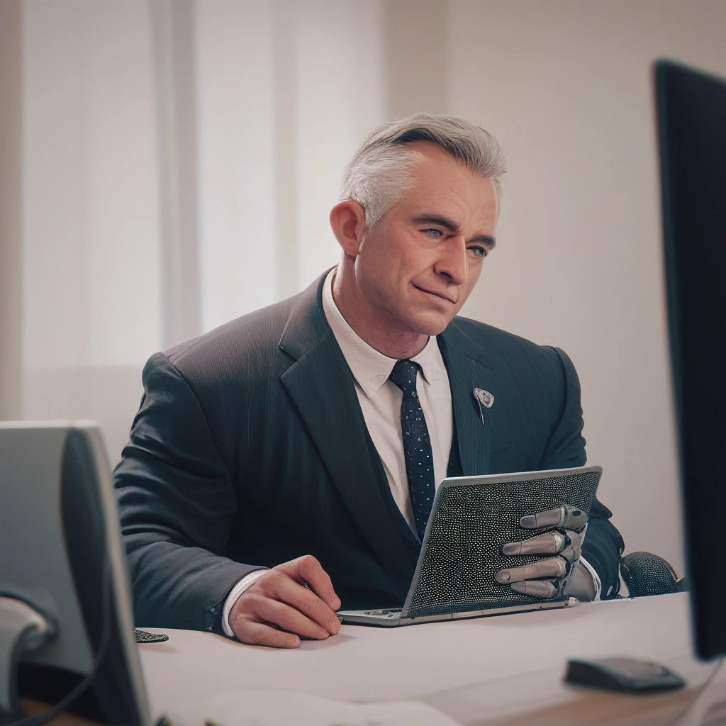 score_9, score_8_up, score_7_up, score_6_up, 1boy, (RFKJr), suit, (wrinkles:0.5), solo, in a computer room, robotic,
<lora:RFKJr-10:0.9>