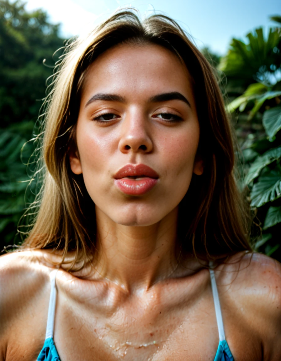 Blow a kiss