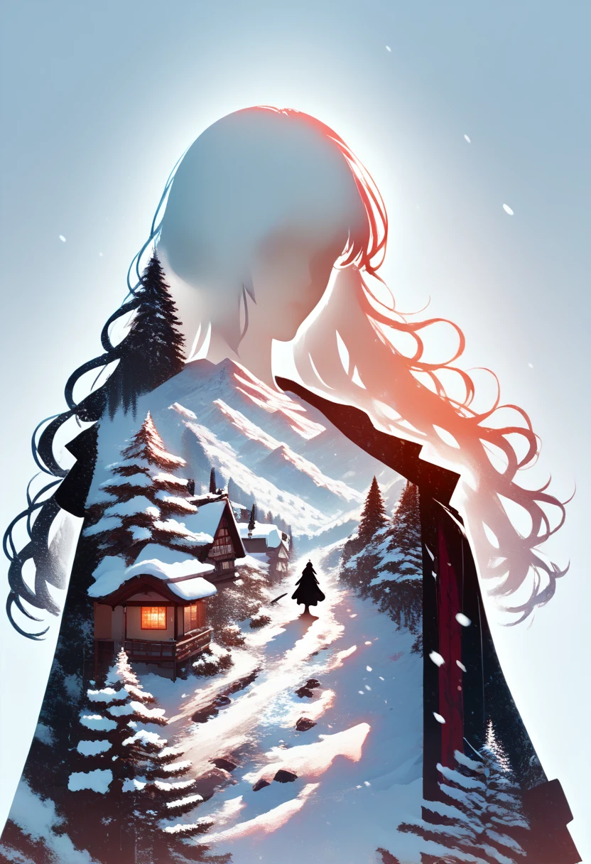 score_9, score_8_up, score_7_up, source_anime, <lora:wrnchexpwhimsicalvisions:1>, wrnchexpwhimsicalvisions, silhouette, double exposure, red background, solo, 1girl, scenery, snow, winter, hill, long hair,