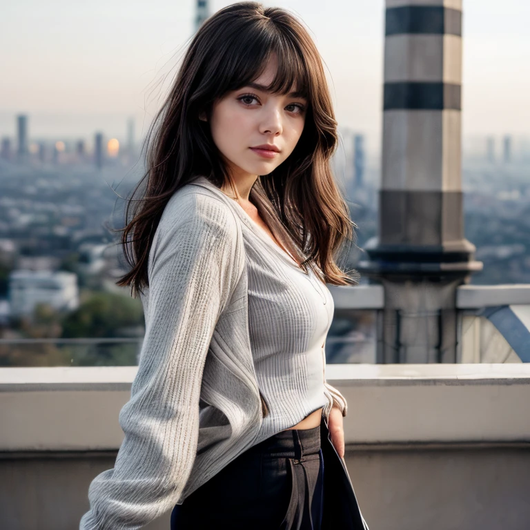 (Los Angeles Griffith Observatory, SFW, lightweight long-sleeve cardigan, cotton blouse, tailored chinos, comfortable loafers, viewing the city skyline, midday:1.35) Instagram_Influencer_106_By_Stable_Yogi
Faceshot_By_stable_yogi
Styler_Embedding_By_Stable_Yogi
<lora:Detail Blaster By Stable Yogi:0.5>
(center_parted_long_wavy_hair)